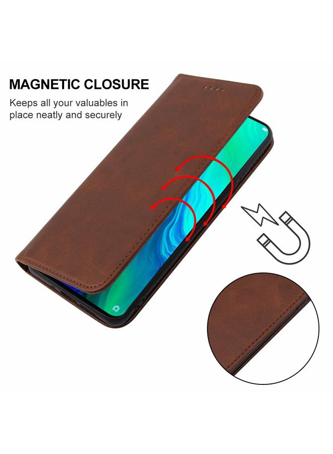 S-TOP Case For OPPO Reno 10x Zoom Magnetic Closure Leather Phone Case - Image 5