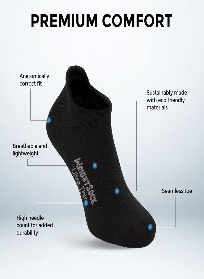 Wrightsock Ultra Thin - 3 Pair Pack - Tab Running Socks for Men and Women - Cushioned, Eco-Friendly and Anti Blister Socks with our Contoured Foot Design - American Made with Moisture Regulation - Image 2
