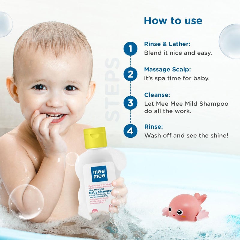 Mee Mee Mild Baby Shampoo With Fruit Extracts, 400 ml - Image 5