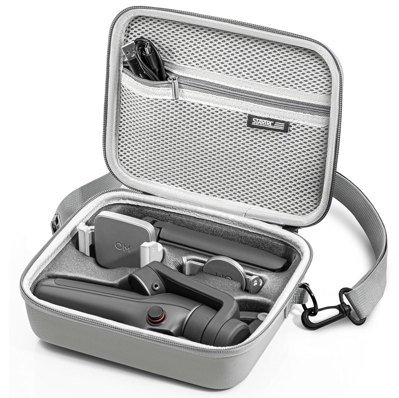 STARTRC حقيبة تخزين محمولة مقاومة للماء من بولي يوريثان (PU) لحقيبة السفر TravelMate لجهاز DJI Osmo Mobile 6 مثبت الجيمبال - Image 1