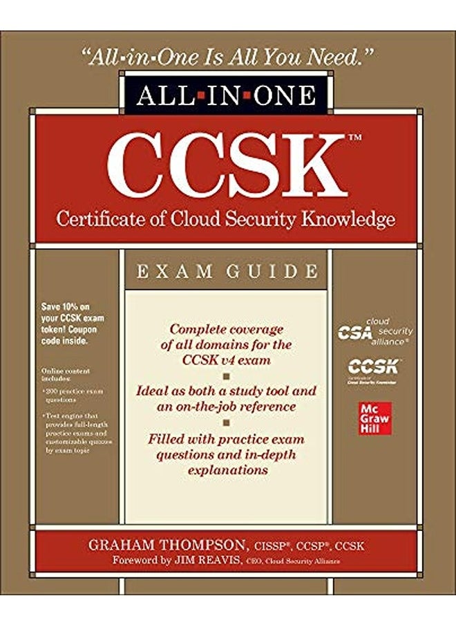 Ccsk Certificate Of Cloud Security Knowledge Allinone Exam Guide 