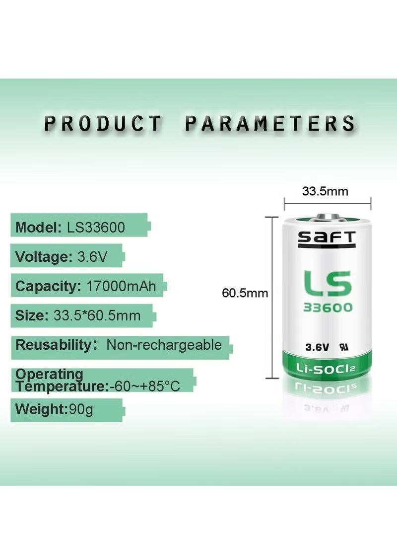 SAFT LS-33600 3.6V BATTERY LITHIUM - Image 3