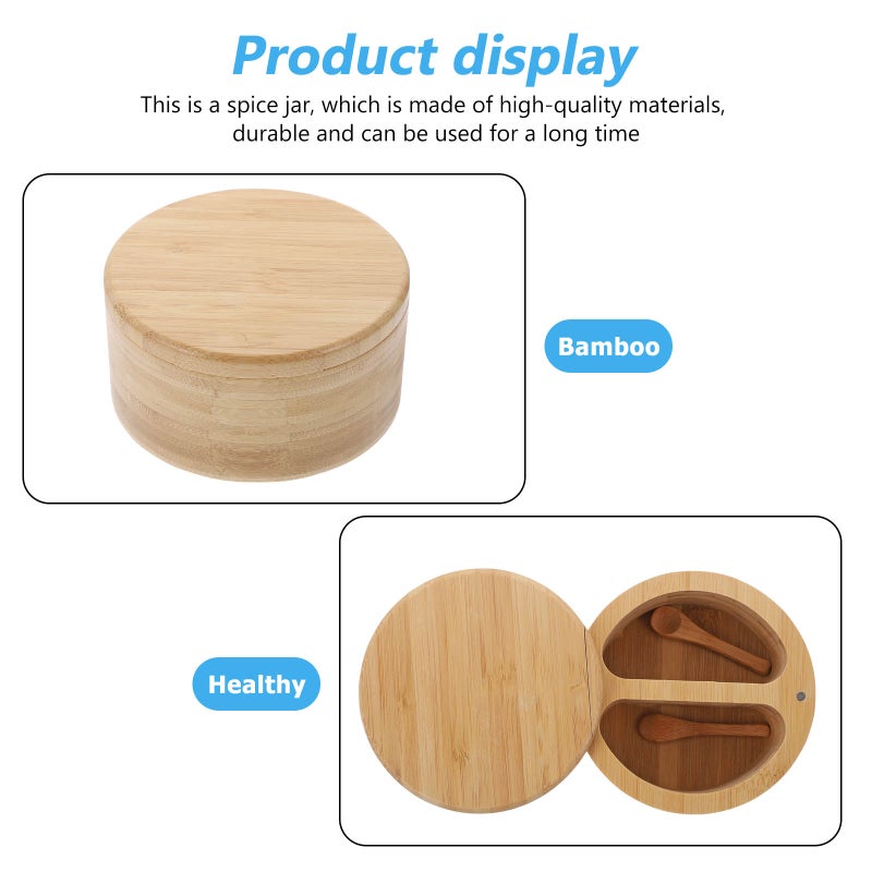 1Pc Spice Jar Practical Salt Container Seasoning Jar with - Image 2