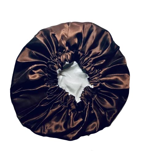 VIYANSHI Large Satin Sleep Cap Silk Elastic Night Sleeping Hat Bonnet Head Cover with Hair Bonnet for Women(pack of 1) (CAP 101)
