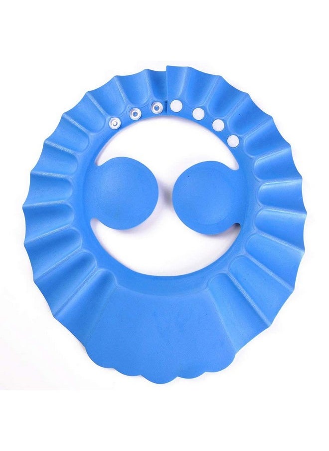 Dealsure - Dealsure Baby bath Shower Cap,Bath Visor hat for Eye and Ear wash Protection,Adjustable Silicone Bathing Crown Waterproof Shampoo hat for Washing Hair, Shower Bathing Protection Bath Cap for Toddler, Baby, Kids, Children (Pack of 1) - Image 1