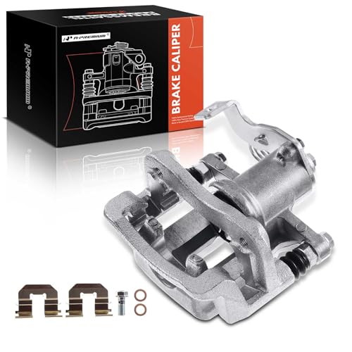 A-Premium Disc Brake Caliper Assembly with Bracket Compatible with Select Hyundai Models - Elantra 2011-2016, Elantra Coupe 2013-2014 - Rear Left Driver Side - Image 1