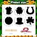 JULMELON 36 PCS St Patricks Day Scratch Art for Kids St Patricks Day Crafts for Kids Rainbow Color Magic Scratch Paper Cards Shamrock Hanging Ornaments DIY Crafts Decorations Party Favors - Image 4