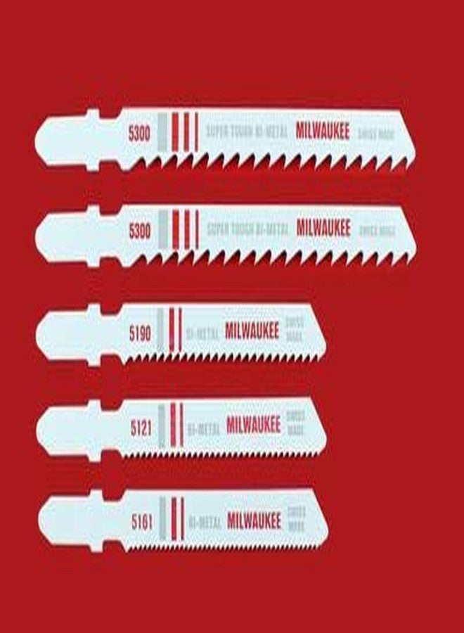 ميلواكي مجموعة شفرات المنشار الكهربائي لقطع المعادن والخشب على شكل حرف T من ميلووكي 49-22-1178، عبوة من 15 شفرة - Image 3