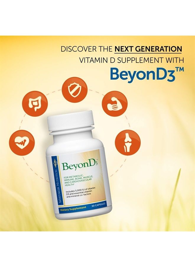 Dr. Whitaker BeyonD3 - Vitamin D3 Supplement 5,000 IU Plus Boron, Vitamin K2, Magnesium & Zinc - Supports Immune Health, Calcium Metabolism & Bone Mineralization (30 Capsules) - Image 5