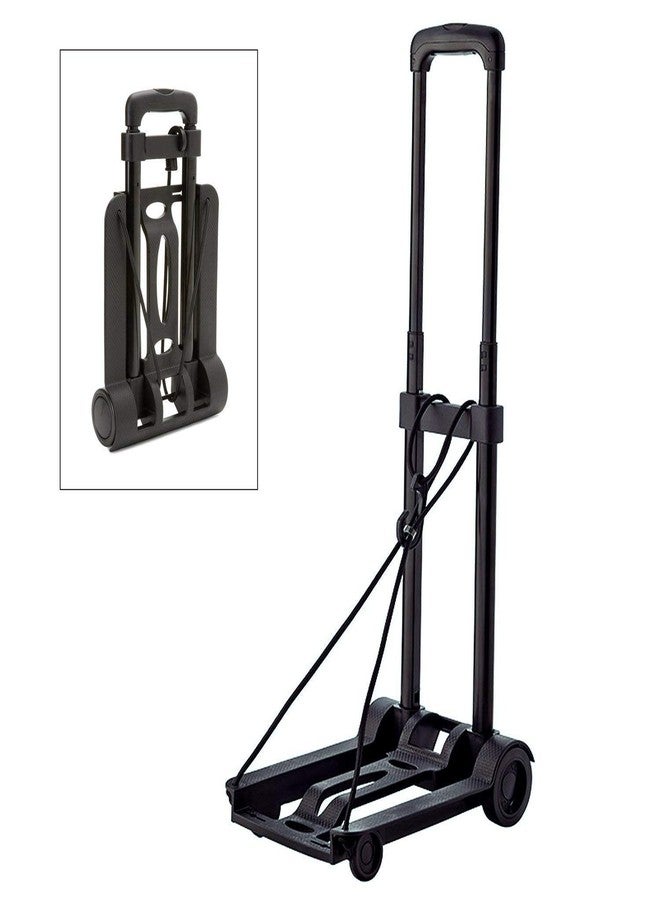 Nirvisha Plastic Lightweight Foldable Trolley with Extendable Handle (Multicolour) - Image 4