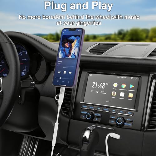 Verilux® for Lighting to 3.5 mm Headphone Jack Adapter, for iPhone Headphones Aux Audio Dongle + USB Type C to 3.5 mm Jack Female Adapter for iPhone 16 15 14 13 Pro Max 12 11 XS XR 8 7 S25 S24 - Image 3