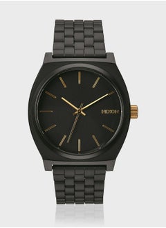 NIXON Time Teller Matte Black / Gold Watch  - Image 1