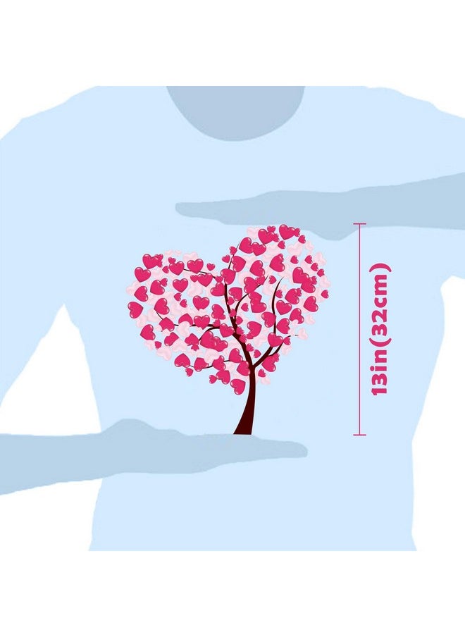 Ivenf Valentines Day Decorations Heart Window Clings Decor, Large Red Pink Heart Tree Cupid Valentines Day Decor For Kids Home School Office Classroom, Wedding Birthday Party Supplies Gifts, 6 Sheets  - Image 5