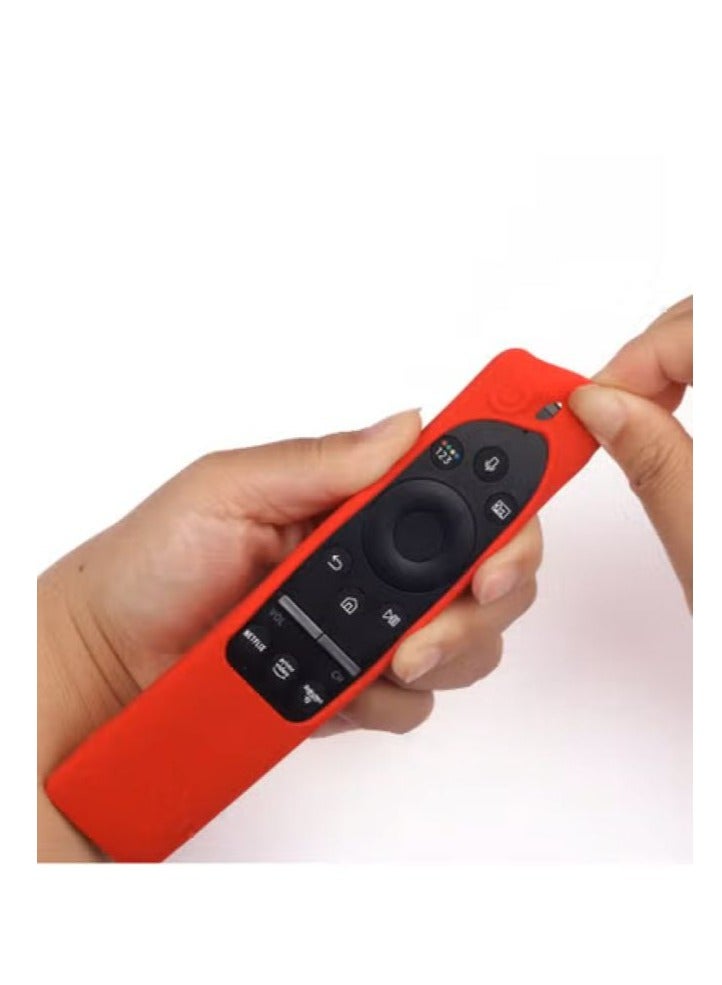 Case for Samsung TV Remote Controller BN59 Series Silicone Protecitve Case, Anti-Slip and Shockproof Silicone Case for Samsung Remote Control (Red)  - Image 2