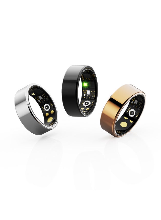 Generic IP68 Waterproof Health R11M Ring Heart Rate Blood Oxygen Sleep Meter Step Calorie Smart Ring For Men And Women-Colour:Silver#9  - Image 4