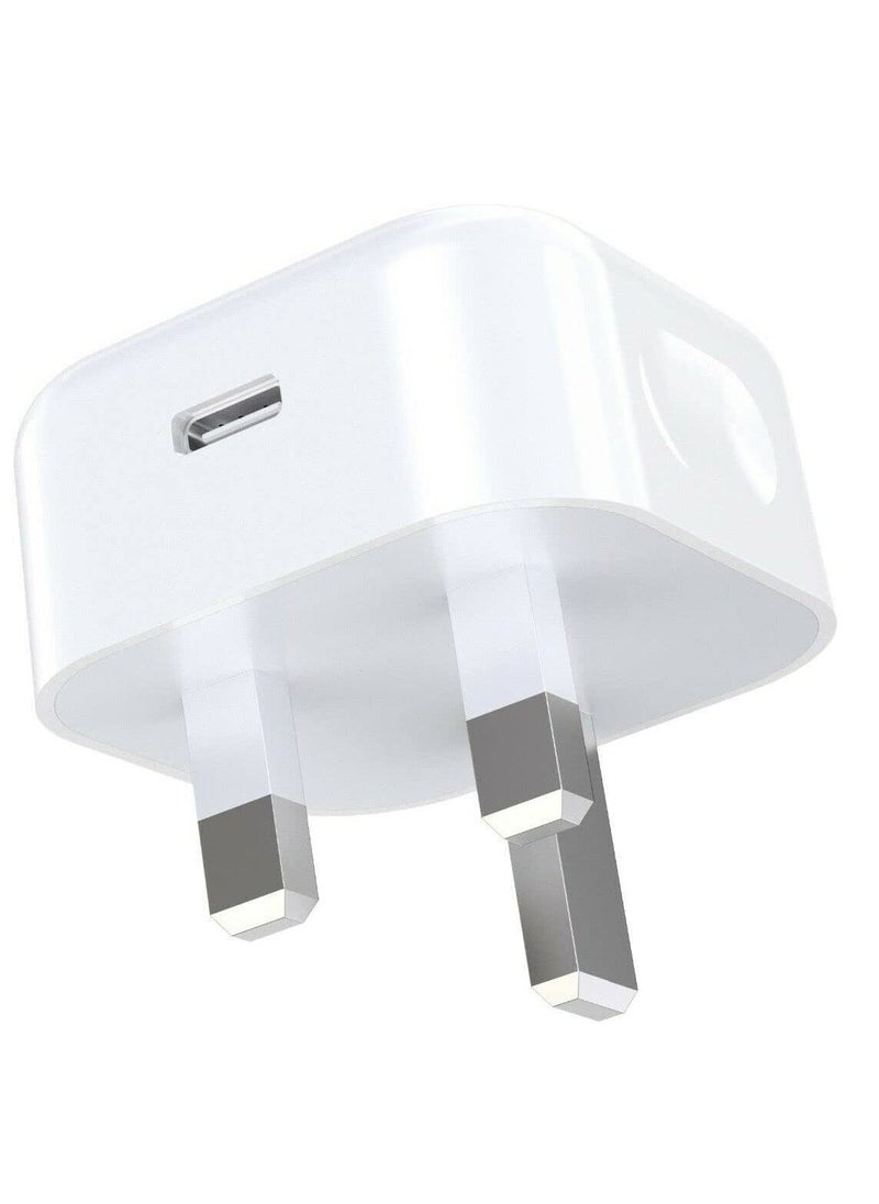 ELTRAZONE Charger For Oppo A54 /A74 /A94 /A53 /A76 /A96 /A36 /A11s /K9x /Reno4 /Find X3 Lite Plug, 20W USB C Charger Plug Type C Fast PD Adapter Mains UK Wall Charger With Fast Charging Cable - Image 3