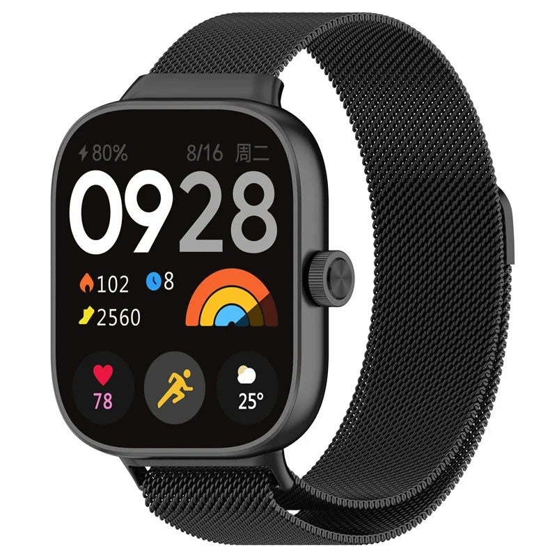 Bluejw Magnetic Loop Metal Strap for Xiaomi Redmi Watch 4 and Xiaomi Band 8 Pro – Replace the Watch Strap with Premium Stainless Steel Wristband - Image 5