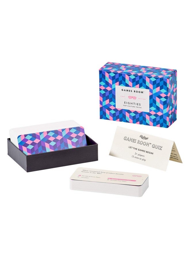 Ridley's Games Room 80s Pop Culture Quiz Trivia Card Game - Trivia Games for Adults and Kids - 2+ Players - Includes 140 Unique Question Cards - Fun Quiz Cards That Make a Great Gift - Image 2