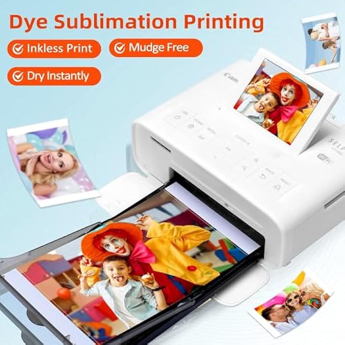 2-PACK COMPATIBLE INK CARTRIDGES REPLACEMENT FOR CANON SELPHY KP-108IN KP-36IN COLOR INK CASSETTE 4 X 6, FOR SELPHY CP1500 CP1300 CP1200 CP1000 CP PHOTO PRINTERS, 100 X 148MM (WITHOUT PAPER) - Image 3