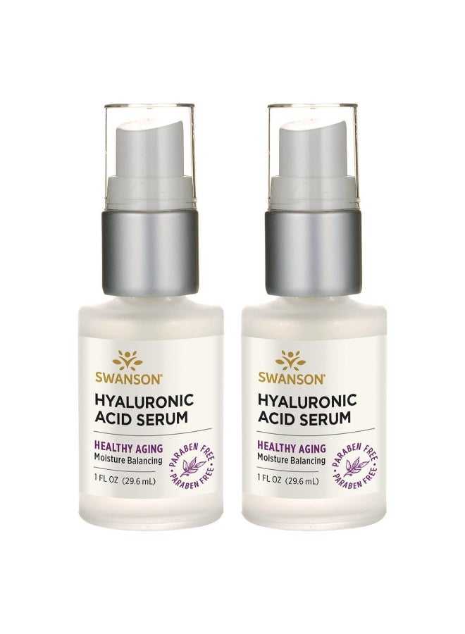 Swanson Hyaluronic Acid Serum 1 fl oz Serum 2 Pack - Image 3