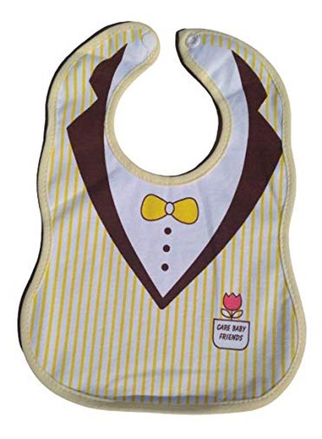 Lappu Baby Button Bibs/Apron Cute Multi Print|with Tich Button| Waterproof Bib Set (Pack of 3- Multi-Colors) - Image 4