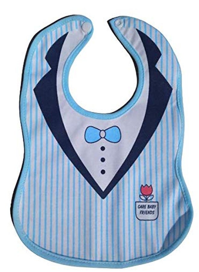 Lappu Baby Button Bibs/Apron Cute Multi Print|with Tich Button| Waterproof Bib Set (Pack of 3- Multi-Colors) - Image 3