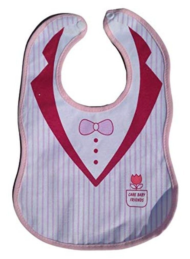 Lappu Baby Button Bibs/Apron Cute Multi Print|with Tich Button| Waterproof Bib Set (Pack of 3- Multi-Colors) - Image 2