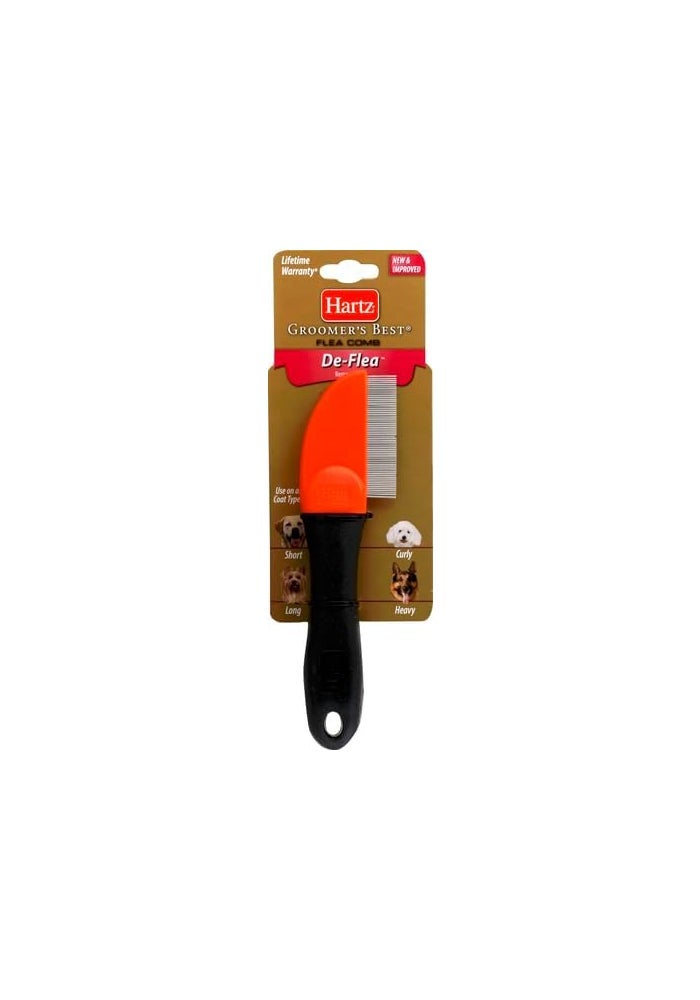 Hartz Groomers Best Flea Removal Comb for Cats and Dogs - Purple and Black - Image 2
