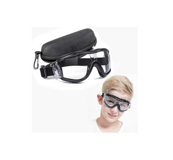 Children’s Goggles – Black, Anti-Fog, UV Protection, Soft Frame, for Swimming, Age 3-10