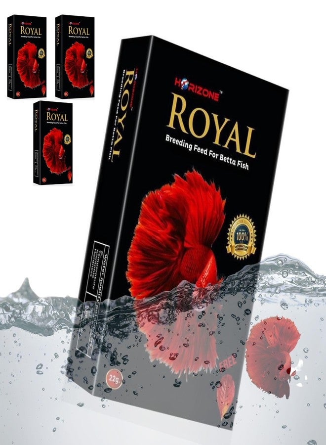 VAYINATO Horizone Royal Breeding Feed for Betta Fish, 22G (Pack of 3) - Image 1