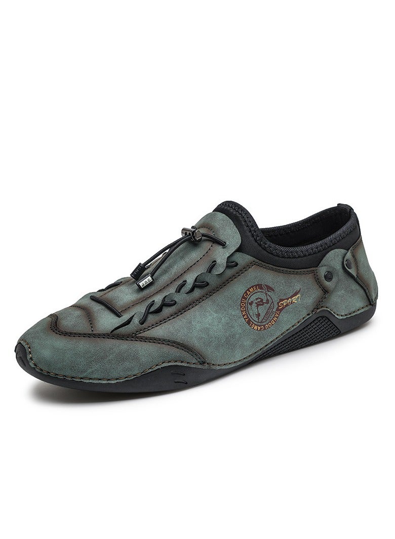 Men's Mesh Shoes, Breathable Sports And Leisure Shoes, Leather Shoes - Image 1