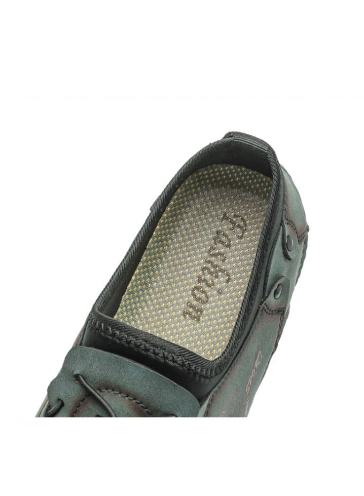 Men's Mesh Shoes, Breathable Sports And Leisure Shoes, Leather Shoes - Image 4