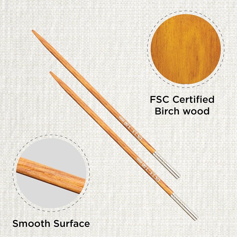 KnitPro Dreamz Interchangeable Circular Needles 5" (13cm) | US Size 2.5 (3mm) - Image 2
