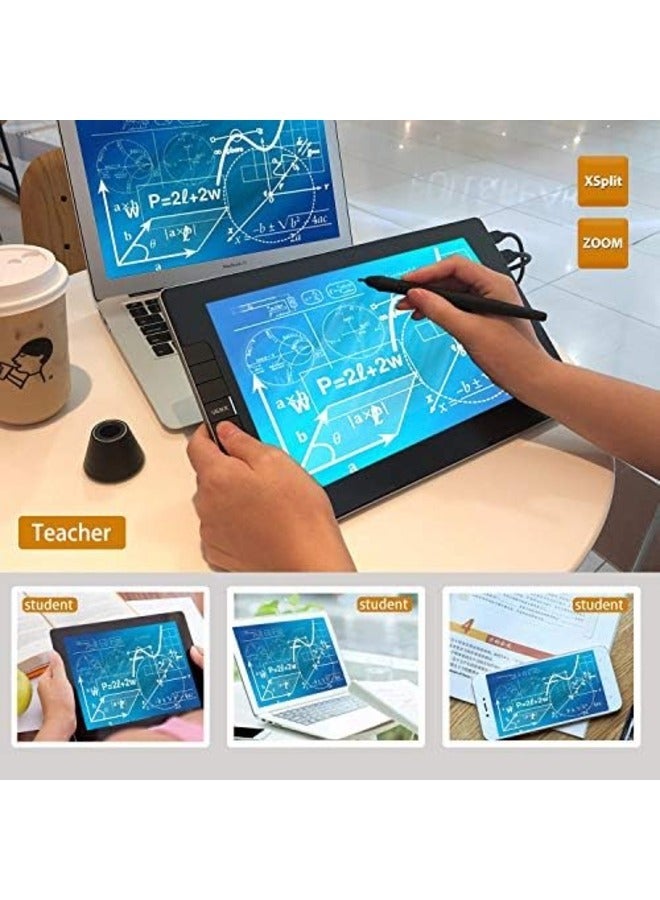 Veikk VK1200 11.6" Full-Laminated Drawing Tablet with Screen, 8192 Pressure Levels, Battery-Free Stylus with Tilt Function, 6 Customizable Shortcut Keys, Anti-Glare Glass - Image 2