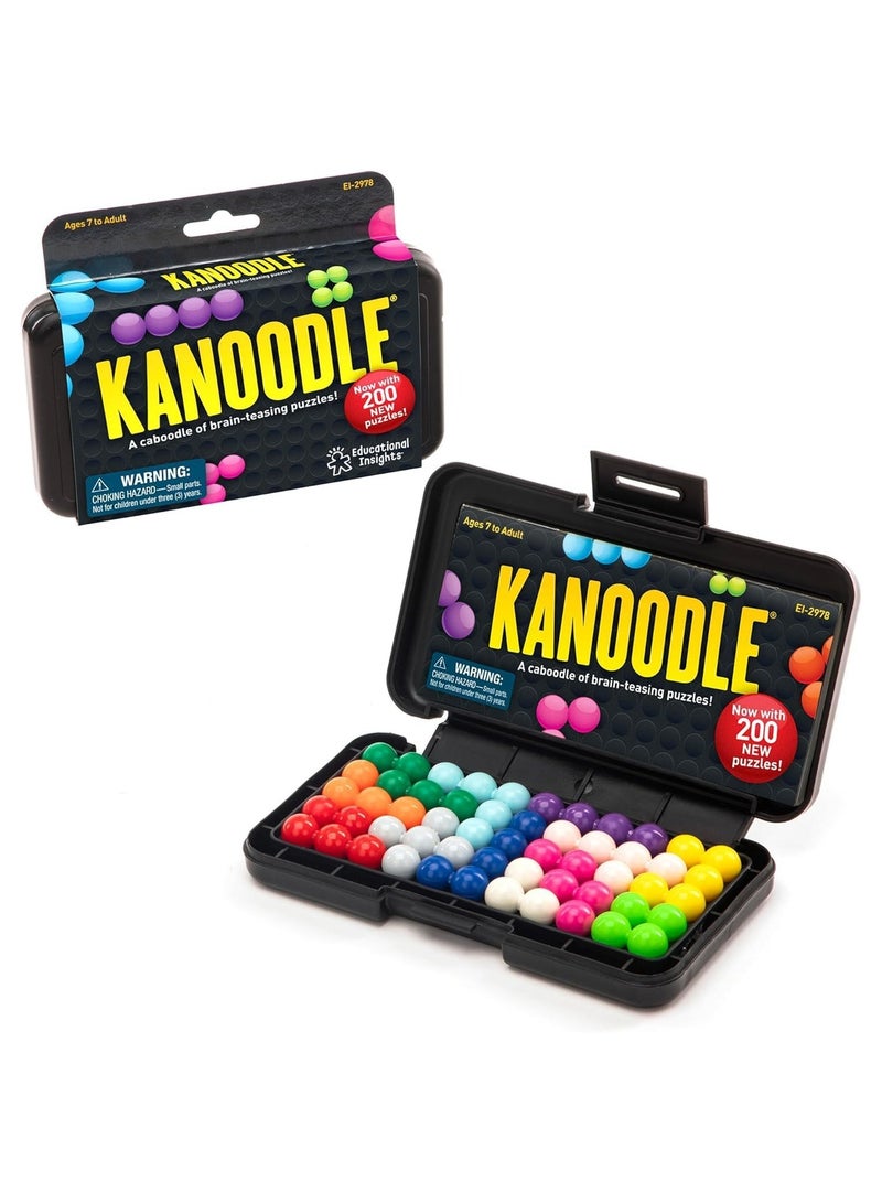 إديوكيشنال إنسايتس ألعاب تعليمية Kanoodle | لعبة الألغاز ثلاثية الأبعاد لتحدي الدماغ للأطفال والكبار | تشمل 200 لعبة ذهنية - Image 1