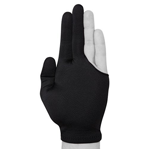Quality gloves Billiard Fits Either Hand - One Size fits All - Choose Your Color (Black) - Image 3