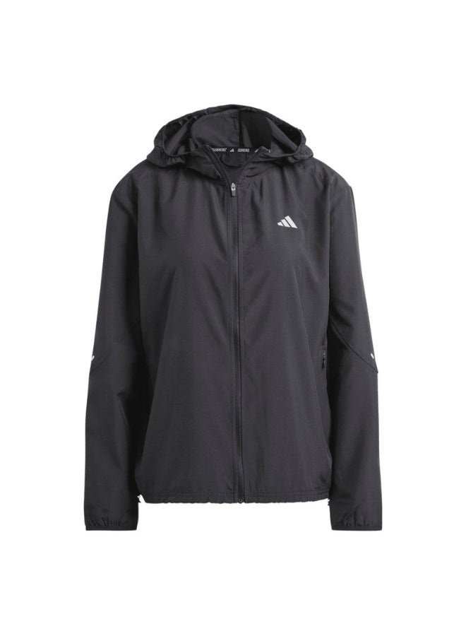 Adidas adidas RUN IT JACKET Black Running JACKETS for Women - 2XS  - Image 4
