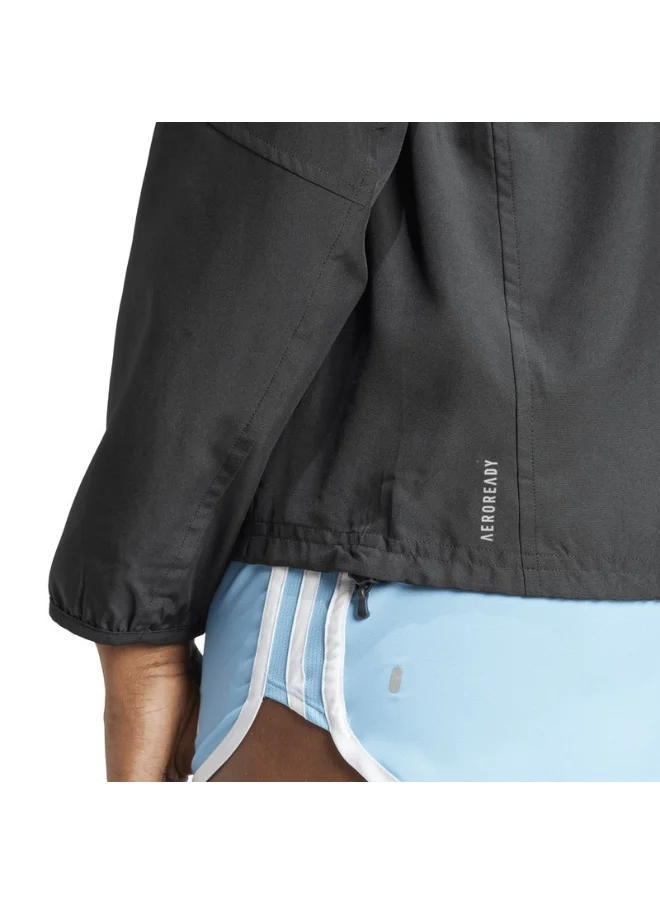 Adidas adidas RUN IT JACKET Black Running JACKETS for Women - 2XS