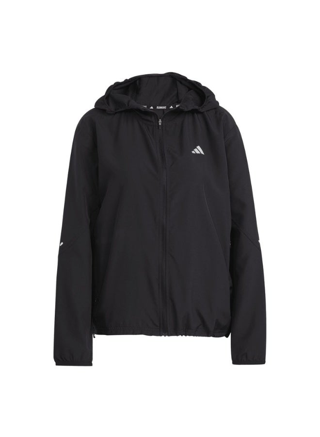 Adidas adidas RUN IT JACKET Black Running JACKETS for Women - 2XS  - Image 1