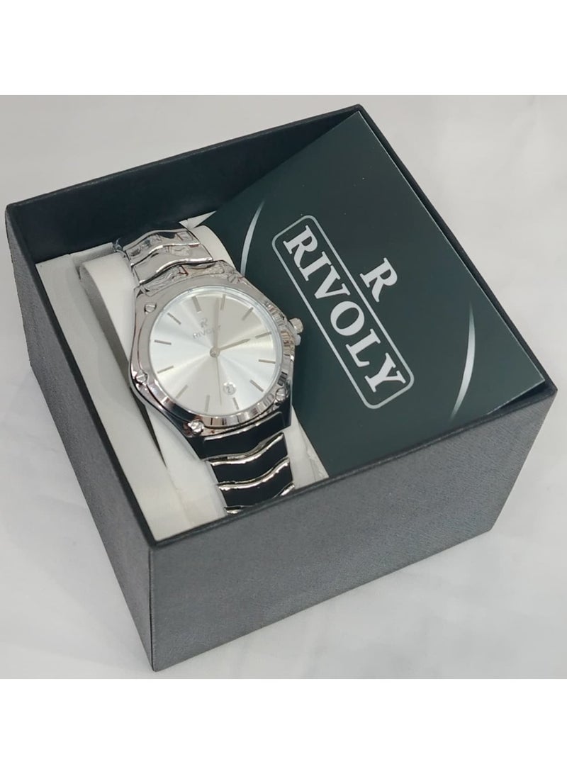 Rivoli Men's Watch, High Quality, Modern Edition, Stainless Steel