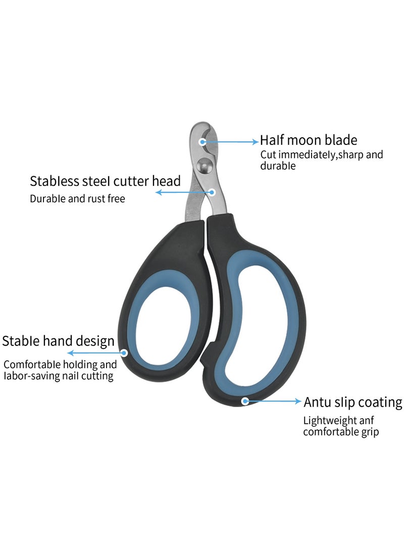 Loquat Pet Nail Clippers, Small Animals Claw Cutters and Scissors Trimmer - Image 3