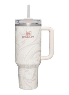 Quencher H2.0 FlowState Stainless Steel Vacuum Insulated Tumbler with Lid and Straw for Water, Iced Tea or Coffee, Smoothie and More, 40 oz