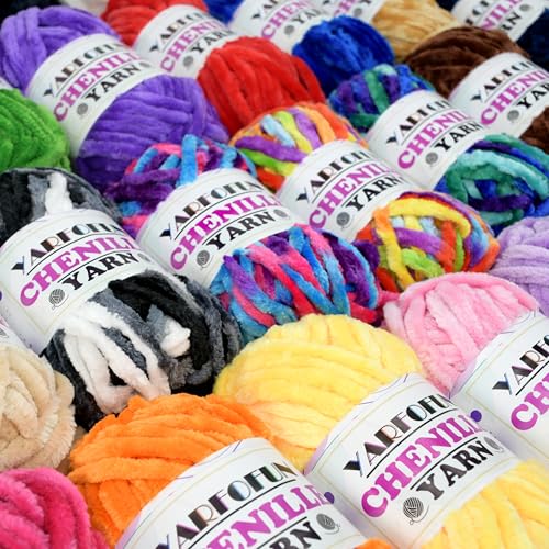 YARFOFUN Velvet Chenille Yarn for Crocheting,Beige Fluffy Velvet Plush Thick Soft Chunky Chenille Baby Blanket Yarn for Crocheting Knitting Beginners 100g/49.2yd（Beige） - Image 5