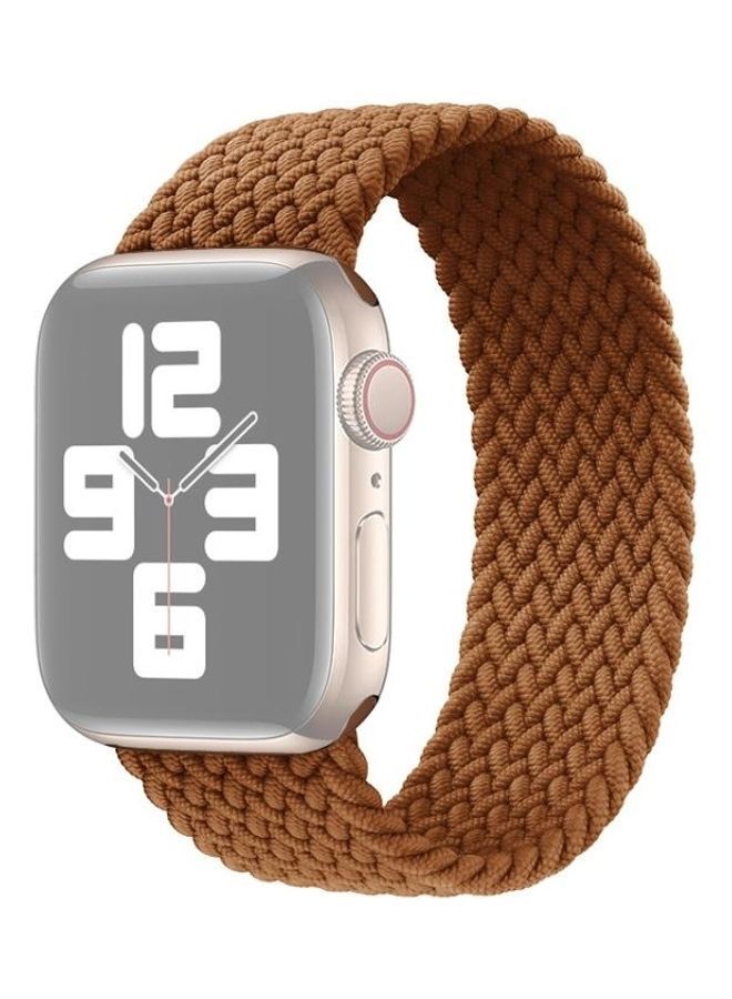 NIBEMINENT Replacement Watchband For Apple Watch Coffee - Image 2