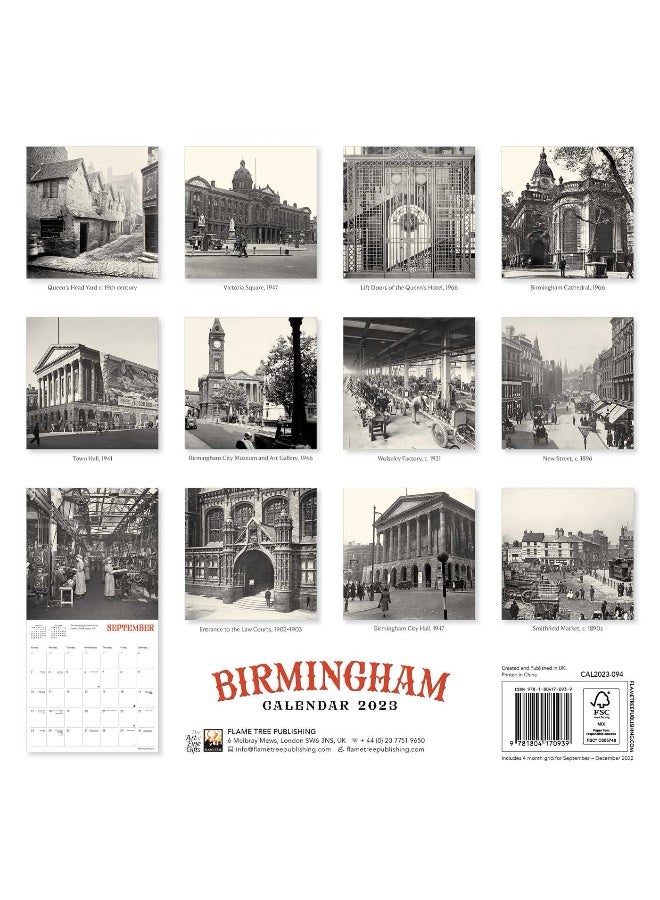 Birmingham Heritage Wall Calendar 2023 (Art Calendar)  - Image 2