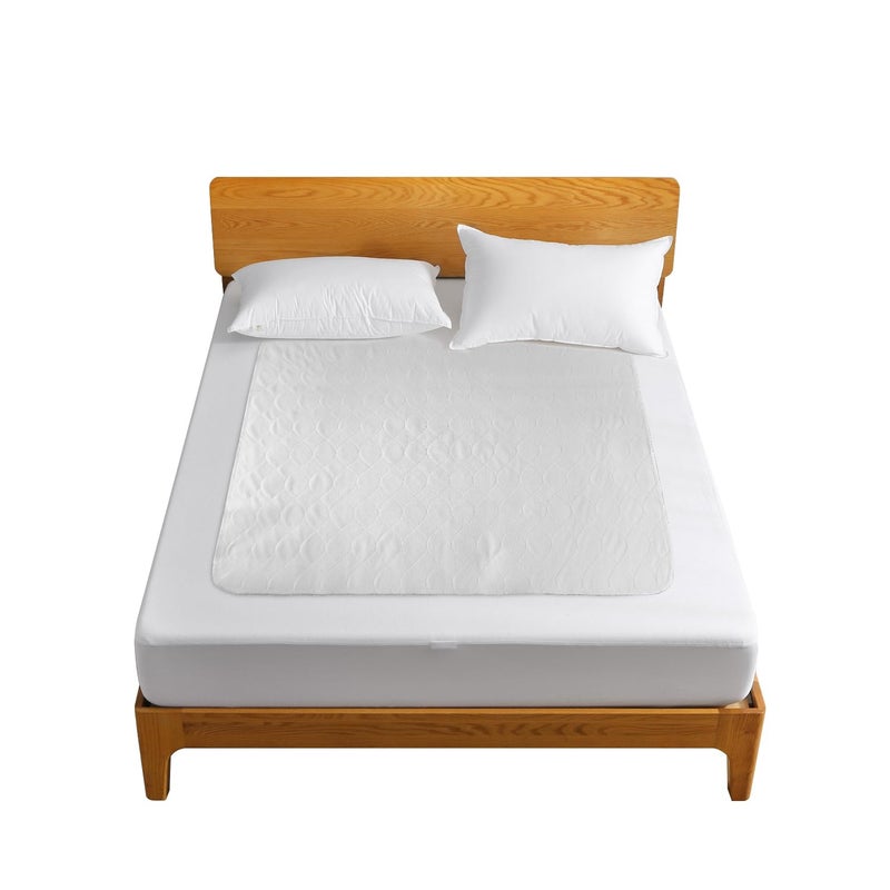 Bamuho Bed Pads for Incontinence Washable Extra Large 2 Pack 44 x 52 Waterproof Adult Large Bed Pads with 4 Layers of Protection Fits Full to King Size Beds