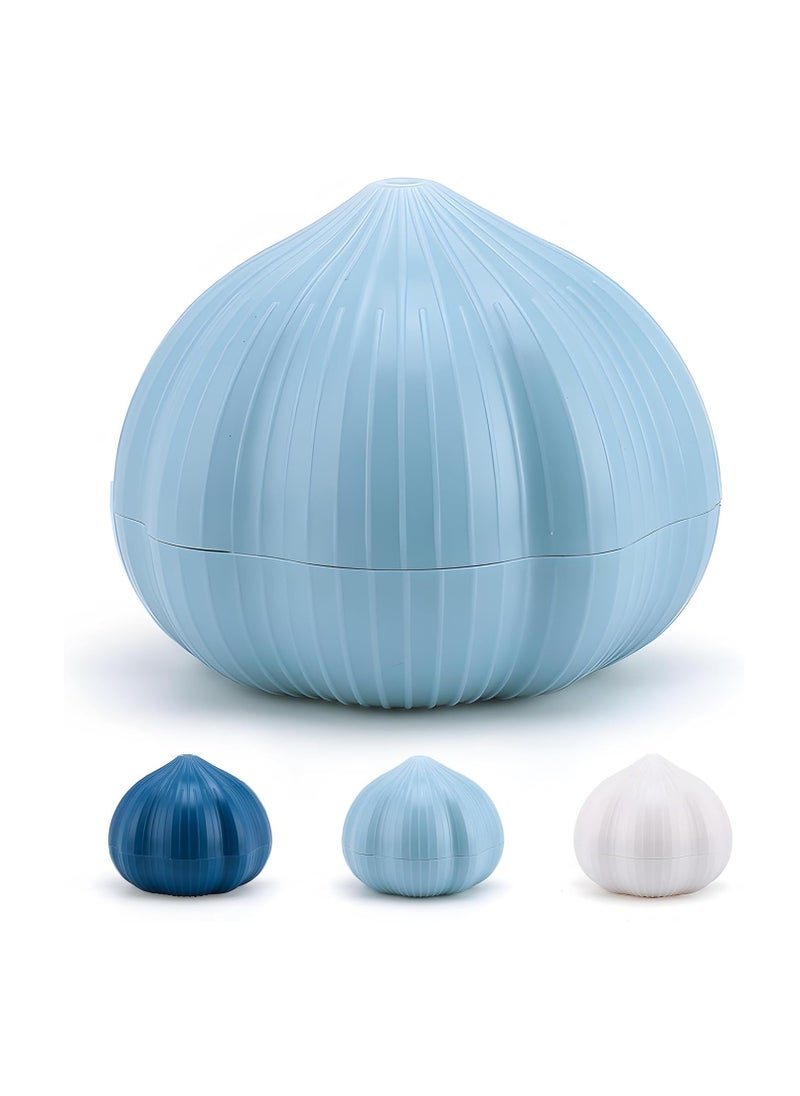 Generic - Manual Garlic Twister, Swing Type Garlic Chopper, Garlic Ginger Twister, Manual Garlic Chopper, Squeezer, Chopper, Garlic Crusher, Masher, Crusher For Fine Garlic Crushing (Light Blue) - Image 1