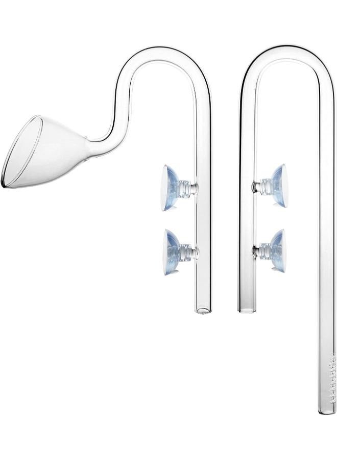 أنبوب زنبق زجاجي مقاس 13 مم و16 مم من B&K - تصميم زهور - داخل وخارج بدون مقشدة - Image 1