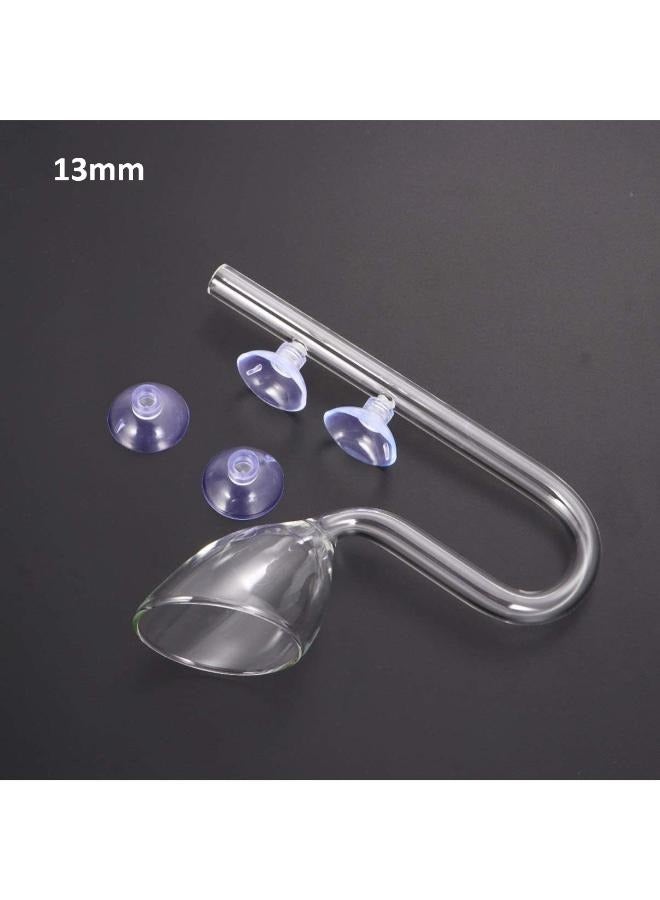 أنبوب زنبق زجاجي مقاس 13 مم و16 مم من B&K - تصميم زهور - داخل وخارج بدون مقشدة - Image 3