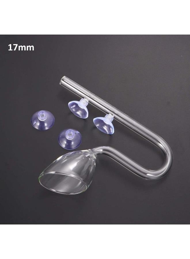 أنبوب زنبق زجاجي مقاس 13 مم و16 مم من B&K - تصميم زهور - داخل وخارج بدون مقشدة - Image 2